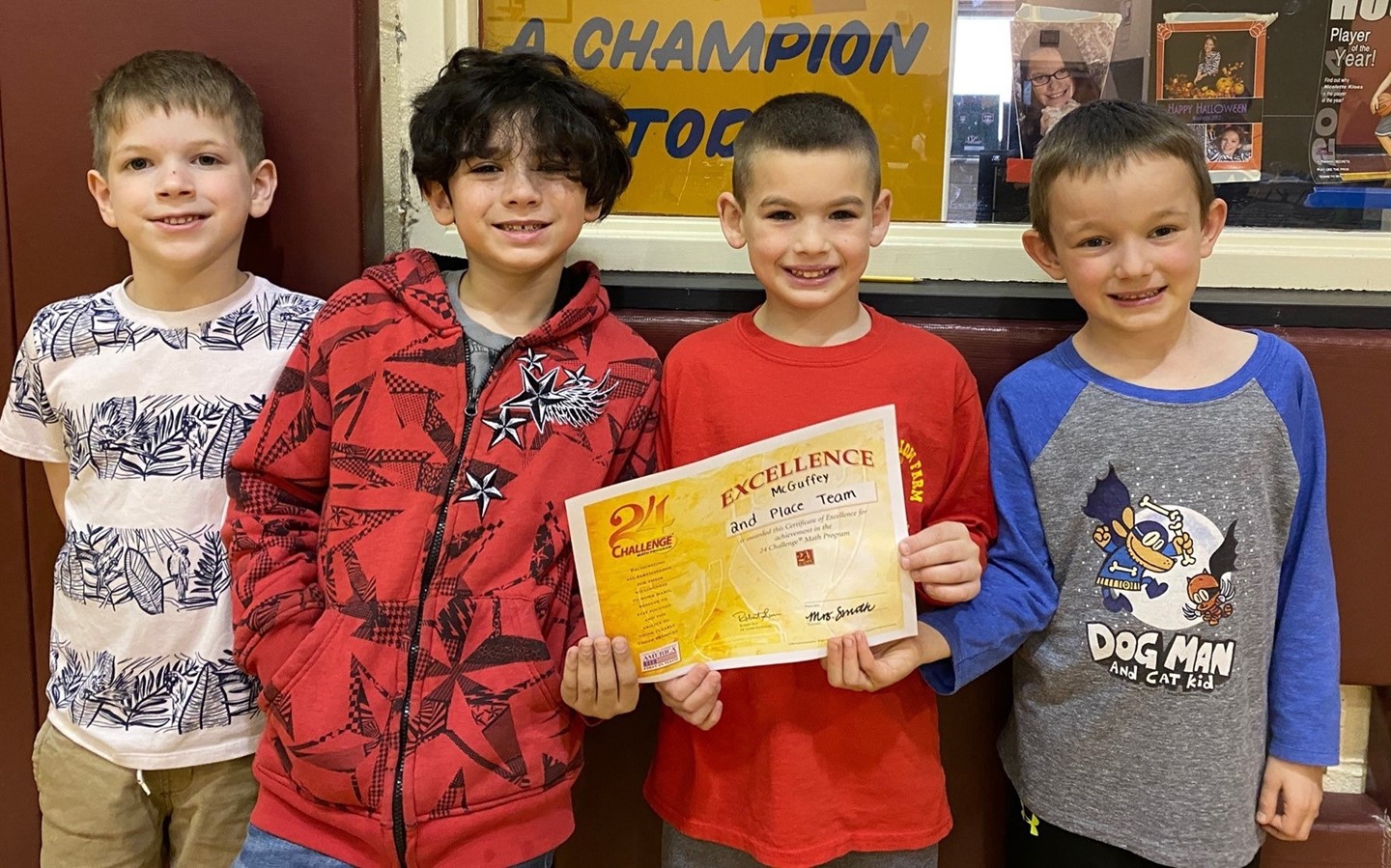 24 Math Competition - 2nd place winners